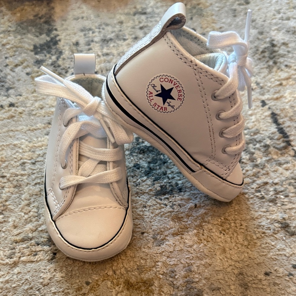 Converse Infant White All Star High-Top Sneakers